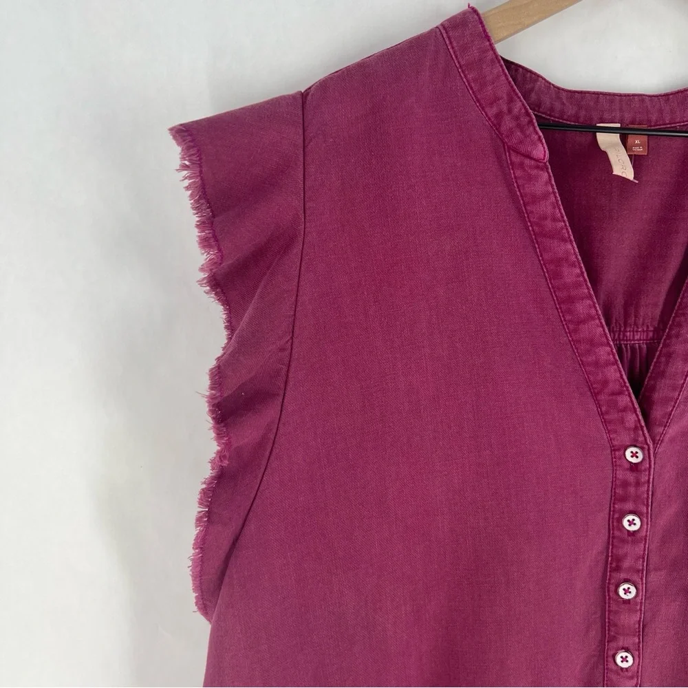 Anthropologie Pilcro Flounced Tunic Dress XL - Picture 4 of 15